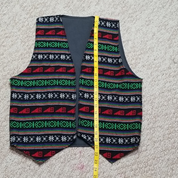 🕸Vintage Handmade Bolivian Medium Boho Vest - Picture 4 of 7
